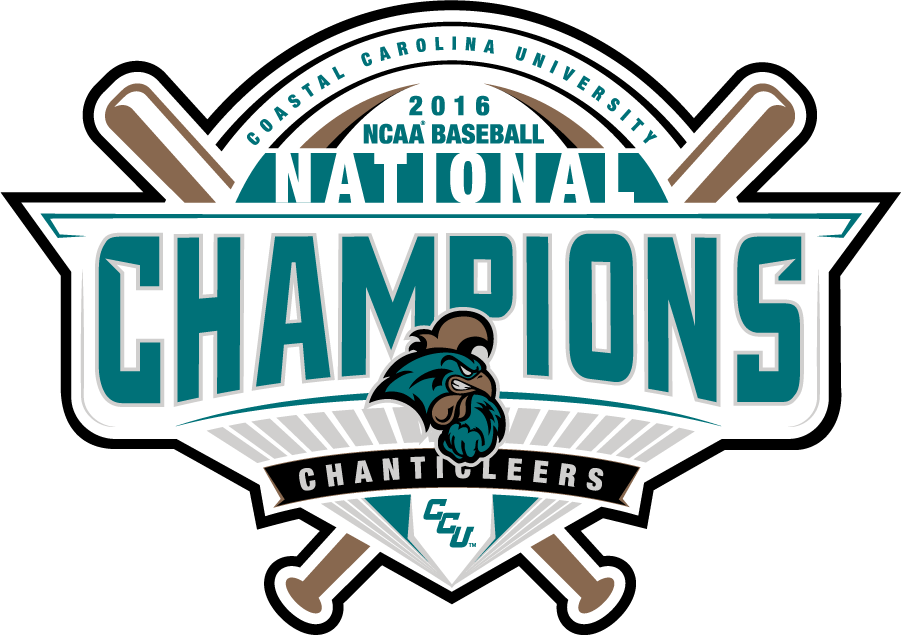 Coastal Carolina Chanticleers 2016 Champion Logo t shirts iron on transfers...